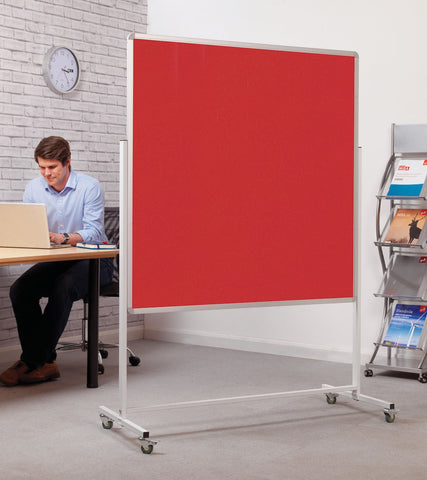 Mobile Flip Chart Noticeboard Combi