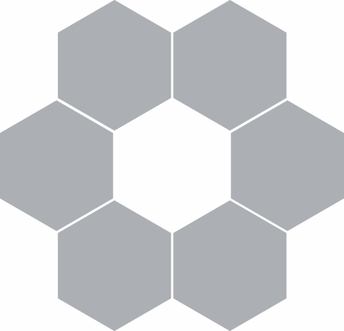 Recycled Eco Board - Hexagonal (Pack of 6)