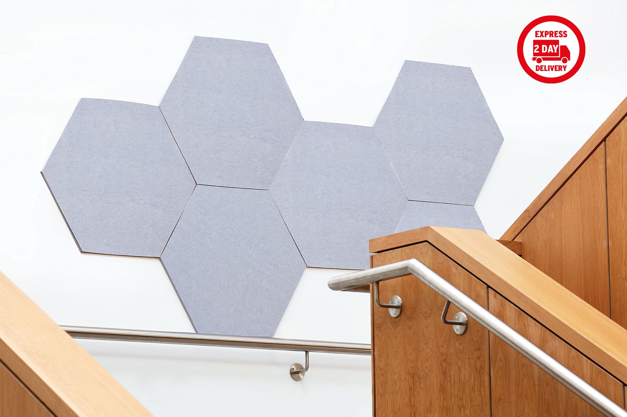 Recycled Eco Board - Hexagonal (Pack of 6)