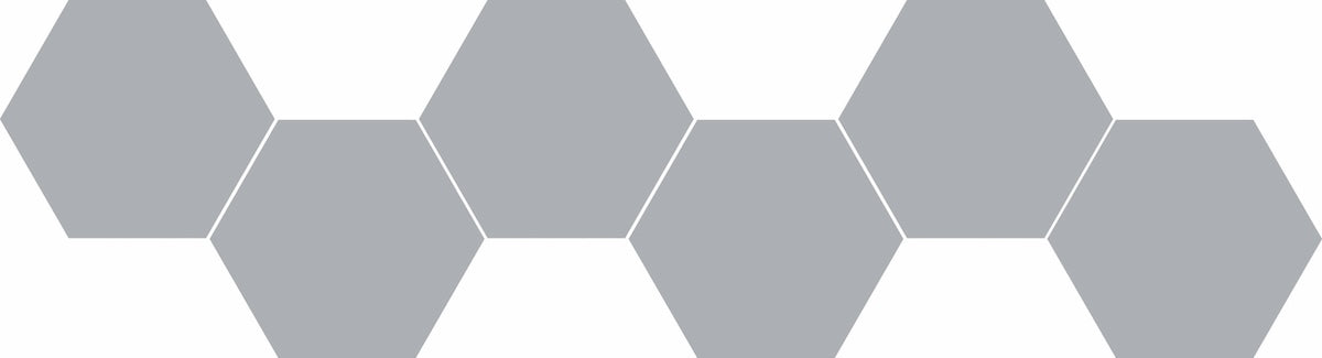 Recycled Eco Board - Hexagonal (Pack of 6)