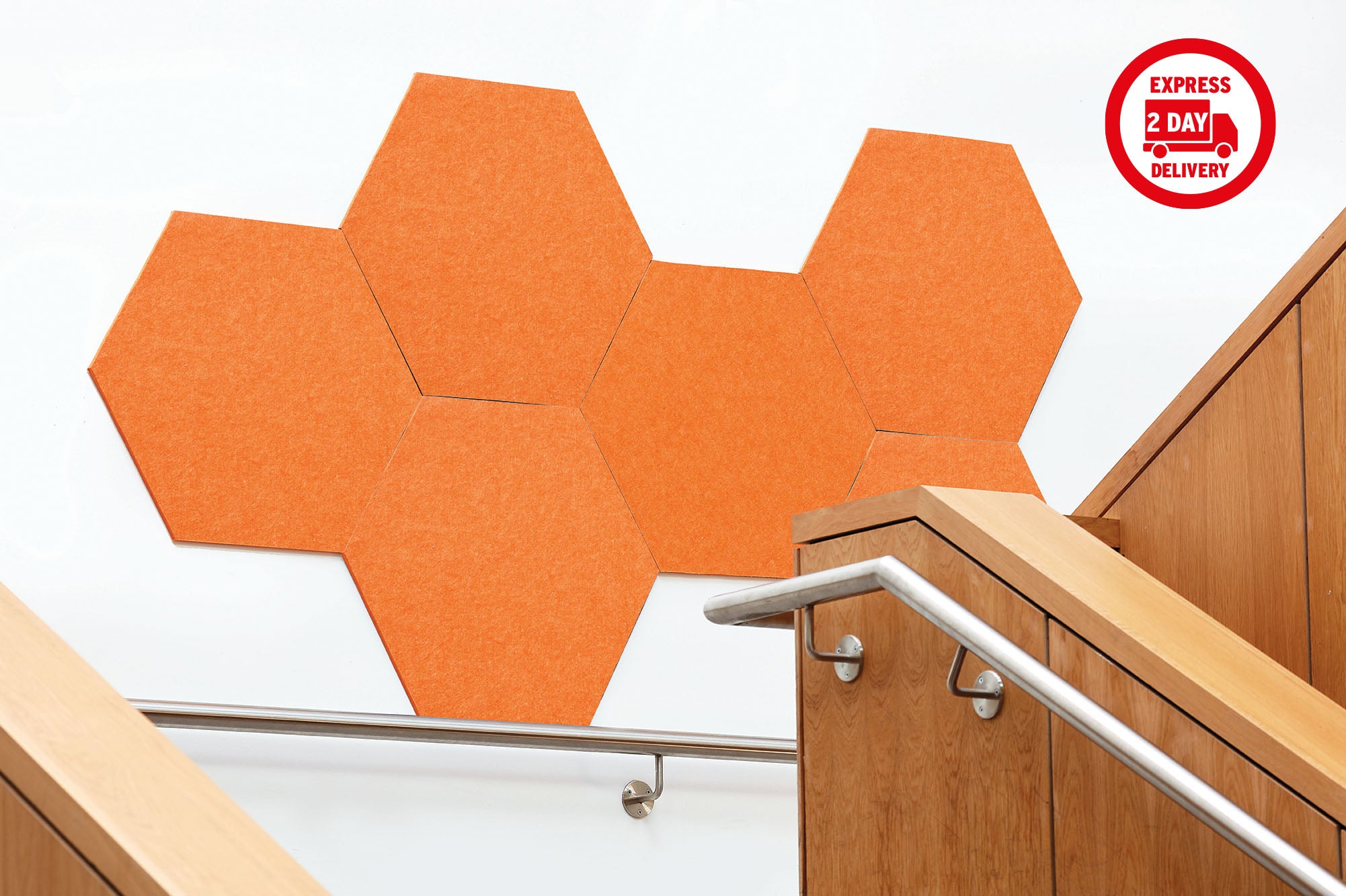 Recycled Eco Board - Hexagonal (Pack of 6)