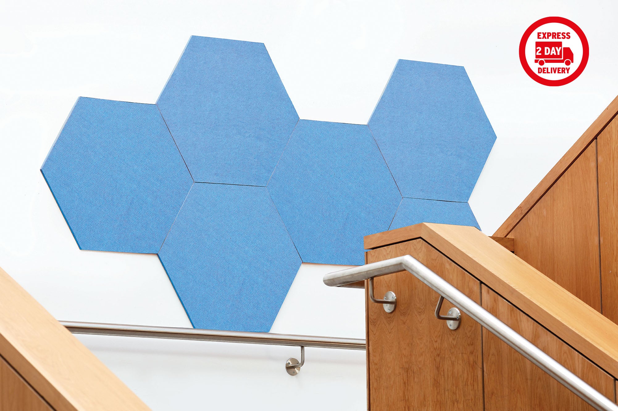 Recycled Eco Board - Hexagonal (Pack of 6)
