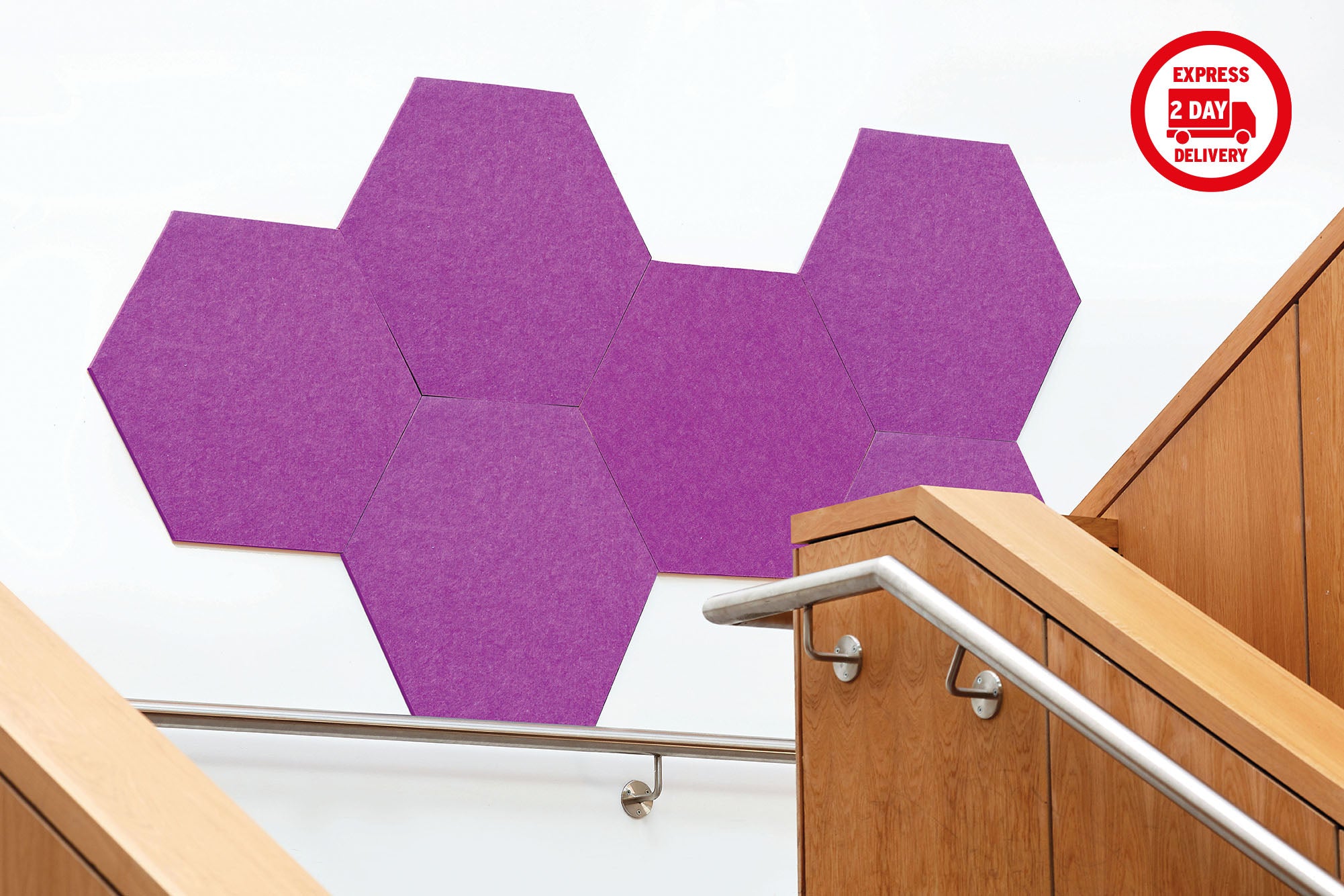 Recycled Eco Board - Hexagonal (Pack of 6)