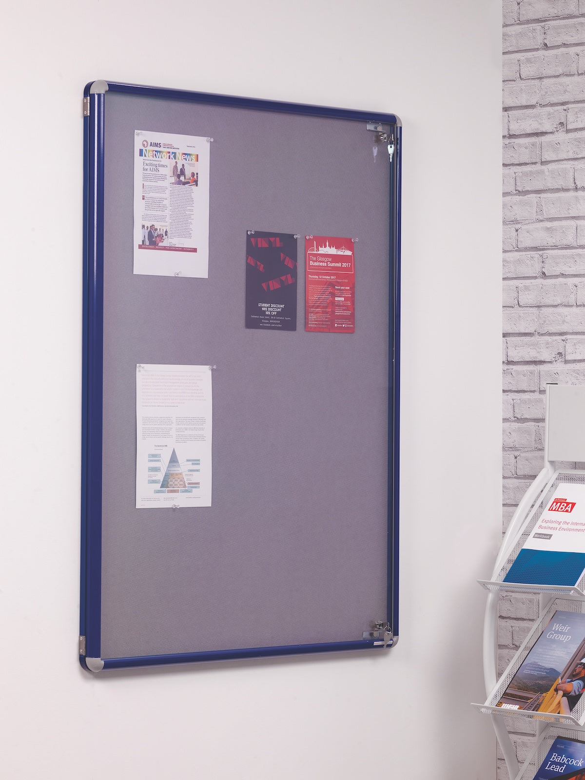 SmartShield FlameShield Tamperproof Noticeboard