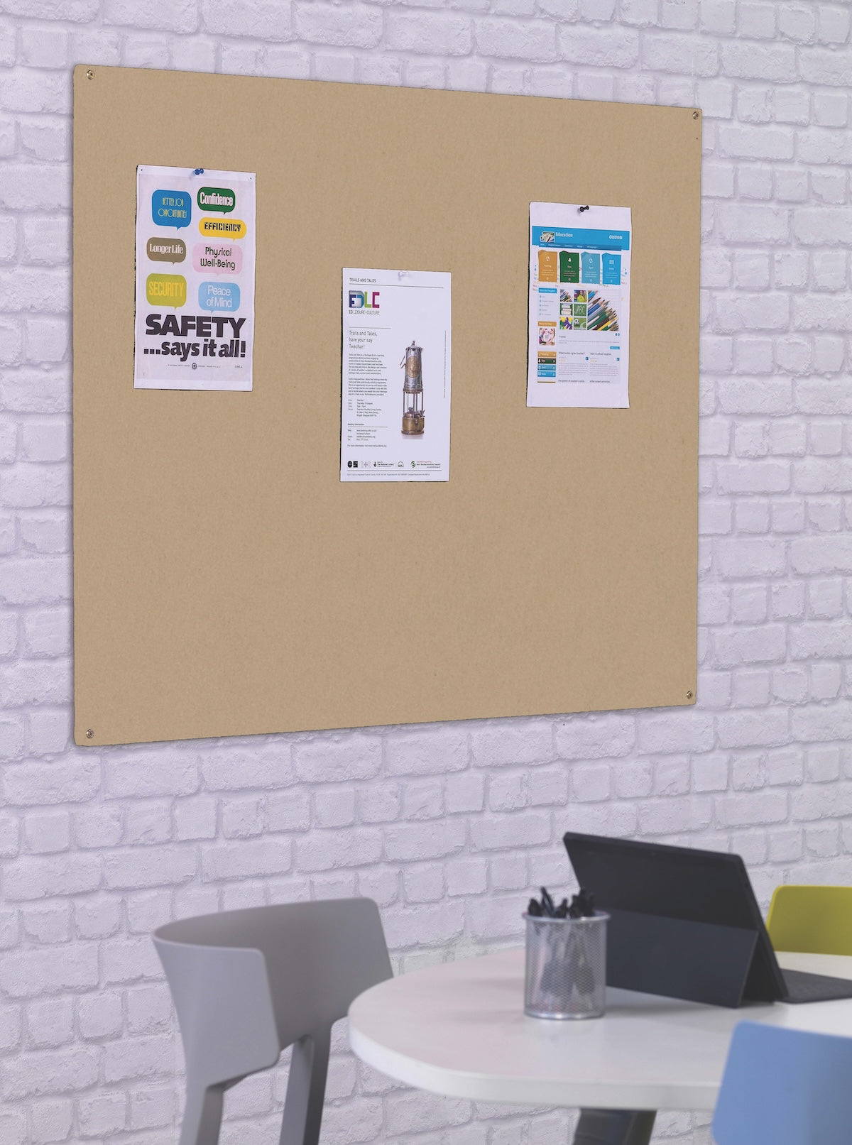 FlameShield Unframed Noticeboard
