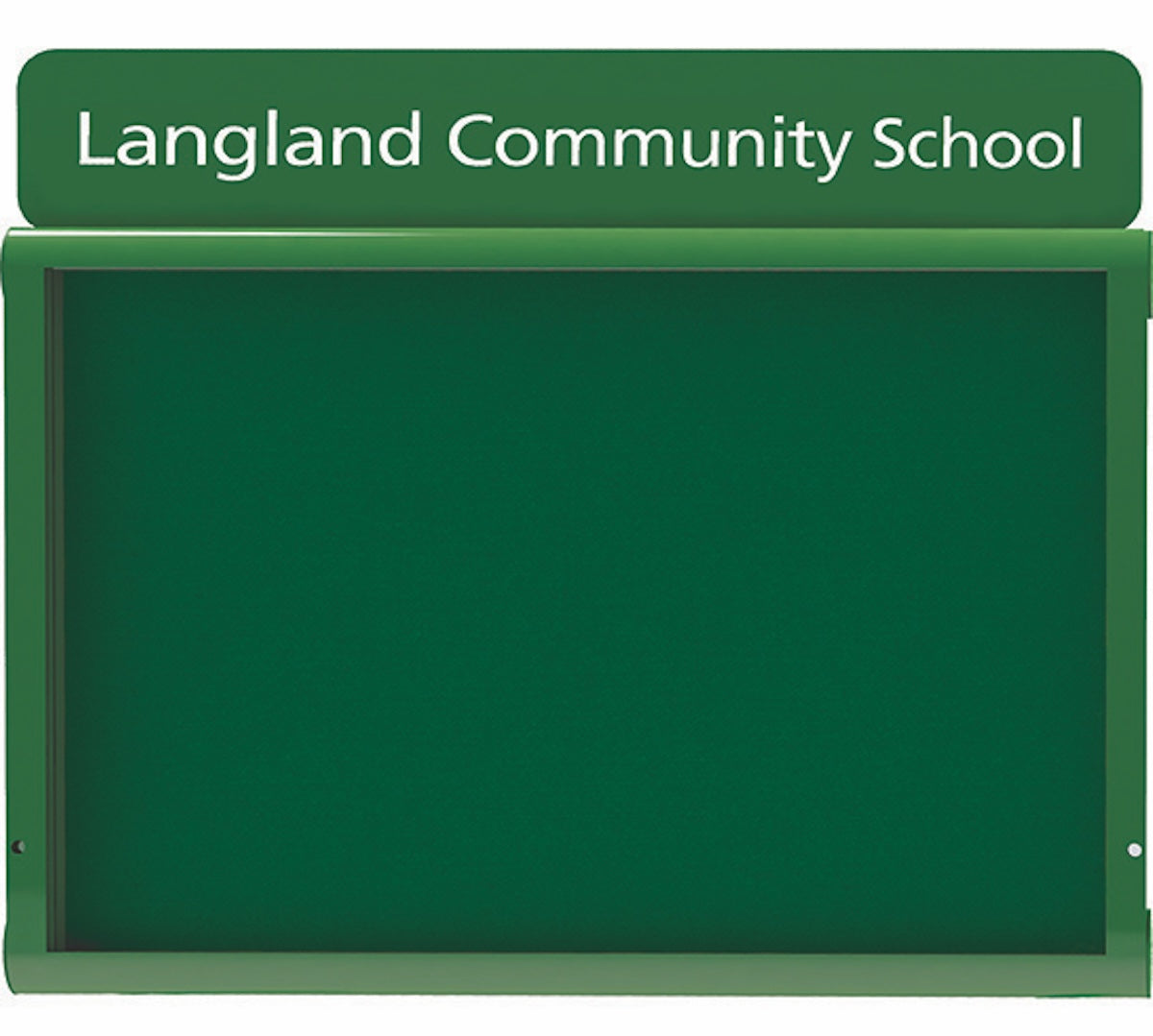 WeatherShield Headline Wall Mounted Outdoor Sign