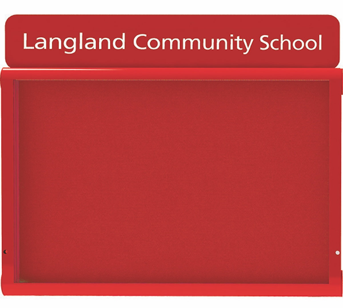 WeatherShield Headline Wall Mounted Outdoor Sign