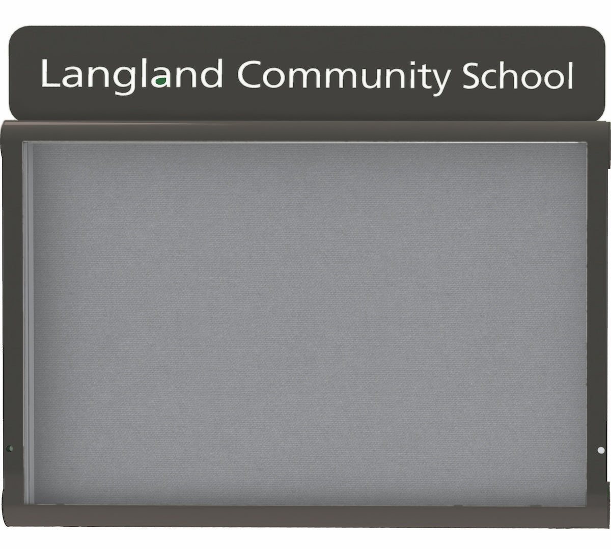 WeatherShield Headline Wall Mounted Outdoor Sign