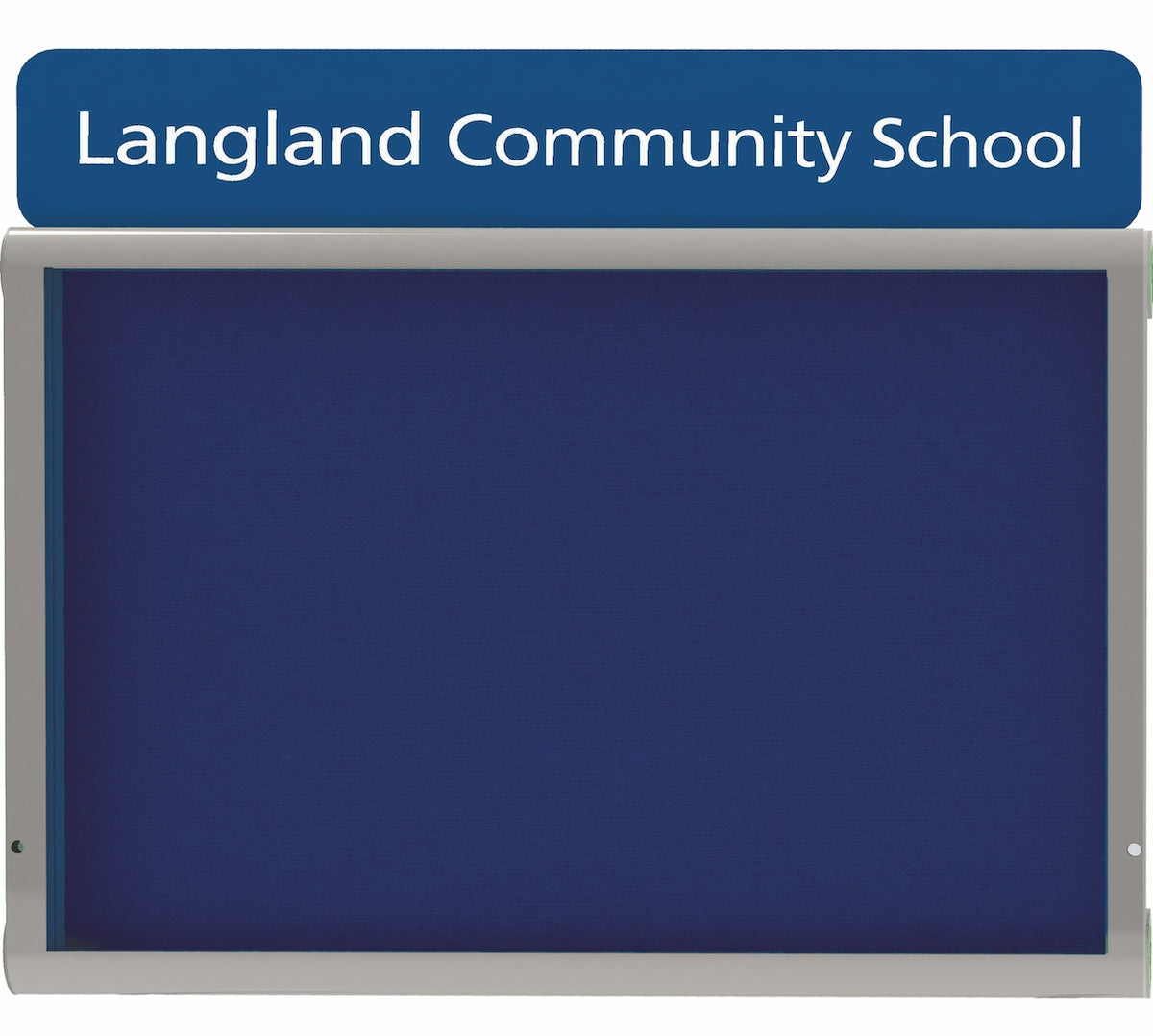 WeatherShield Headline Wall Mounted Outdoor Sign