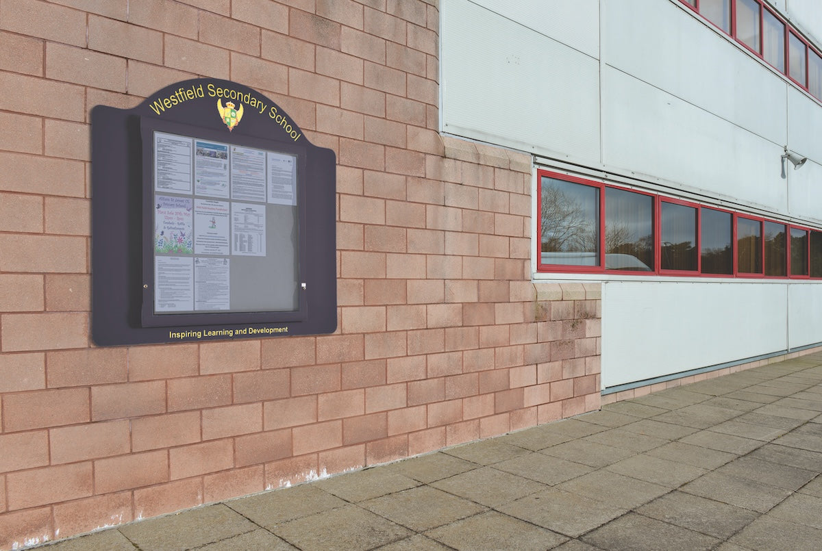 WeatherShield Contour Wall Mounted Outdoor Sign