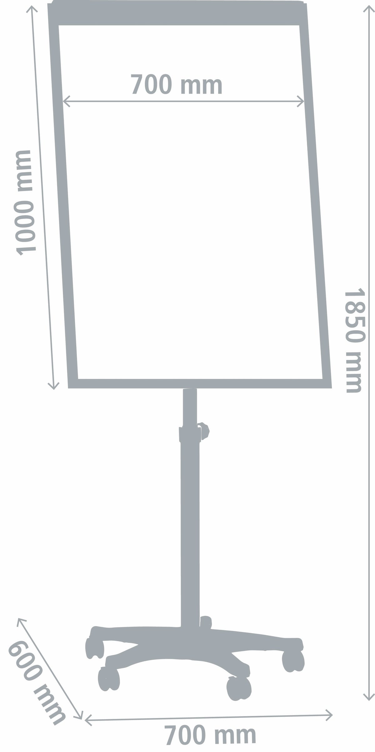 Non-Magnetic Mobile Star Base Easel