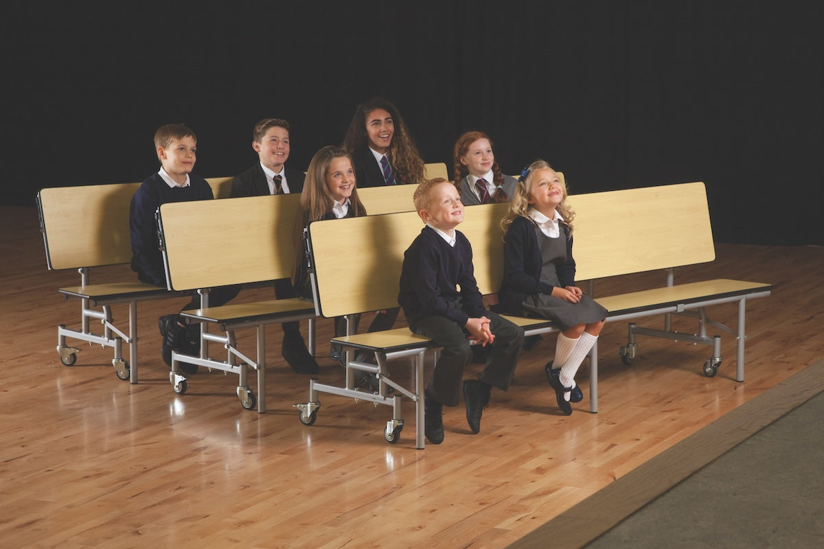Mobile Convertible Folding Bench Unit