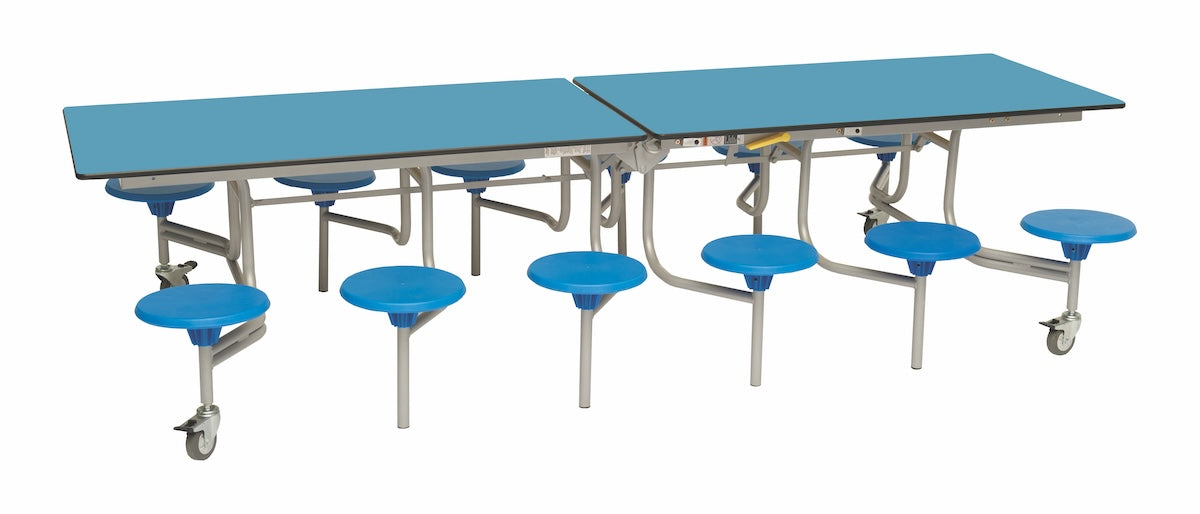 Twelve Seat Rectangular Mobile Folding Table