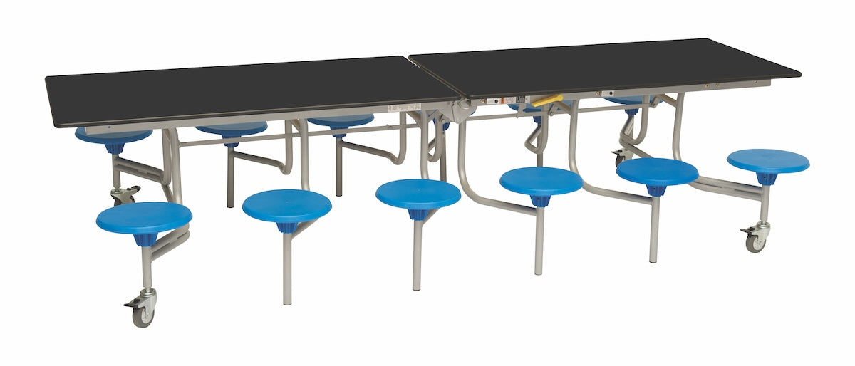 Twelve Seat Rectangular Mobile Folding Table