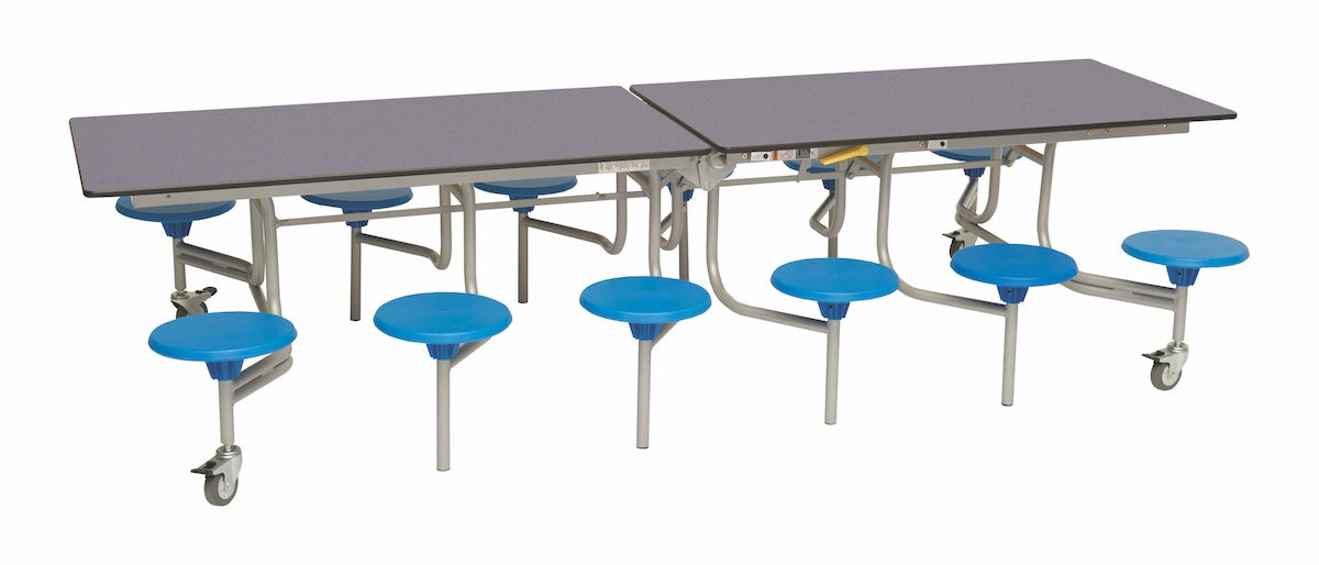 Twelve Seat Rectangular Mobile Folding Table