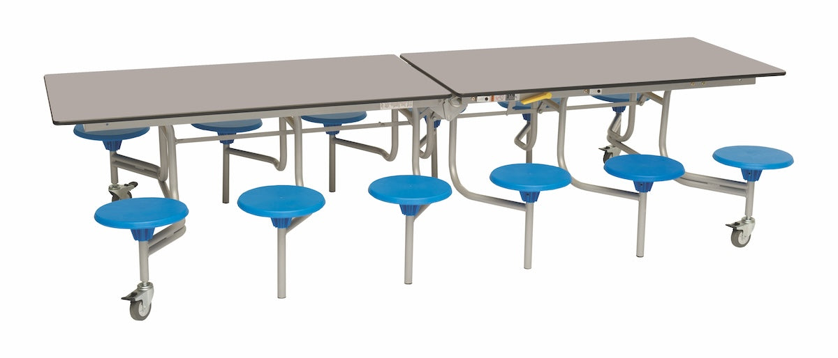 Twelve Seat Rectangular Mobile Folding Table
