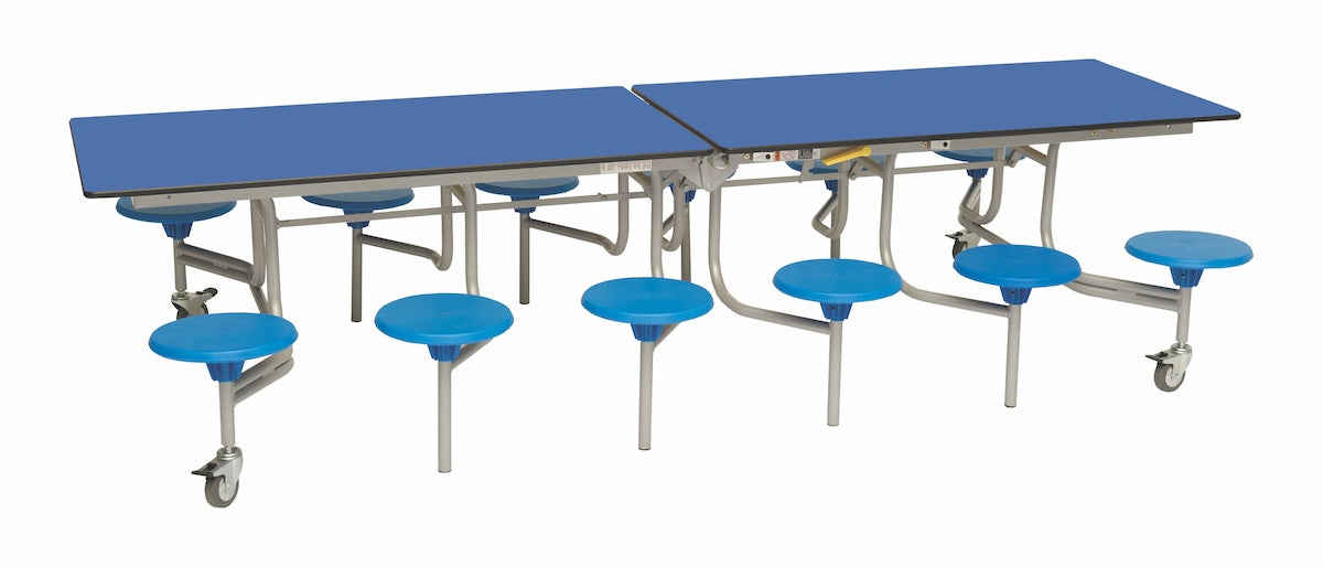 Twelve Seat Rectangular Mobile Folding Table