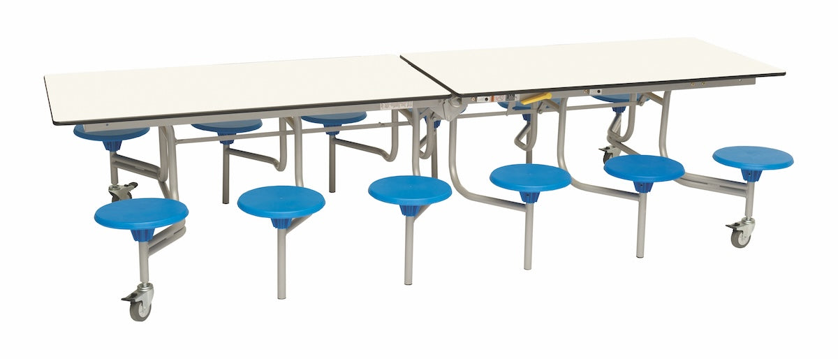 Twelve Seat Rectangular Mobile Folding Table