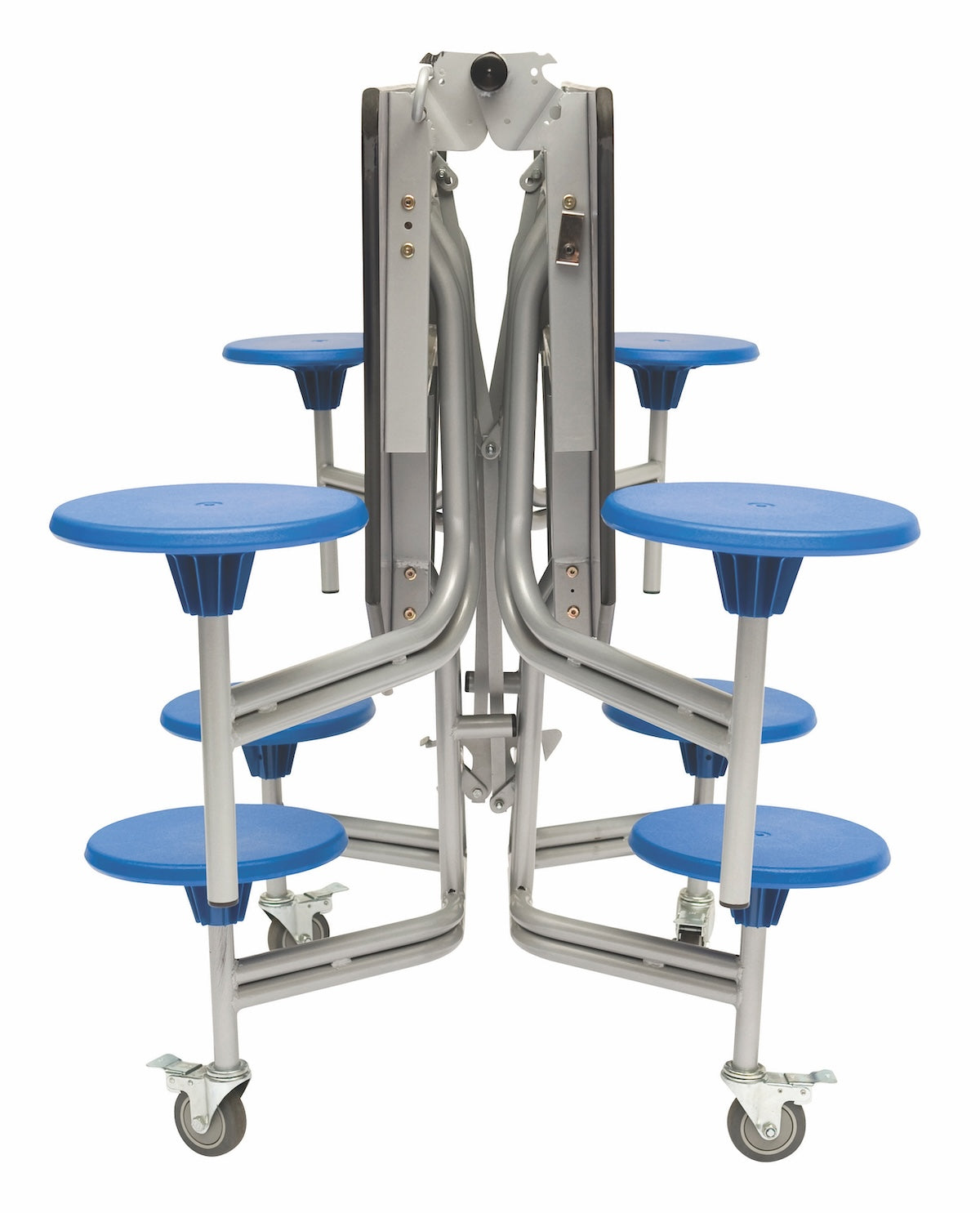 Eight Seat Round Mobile Folding Table