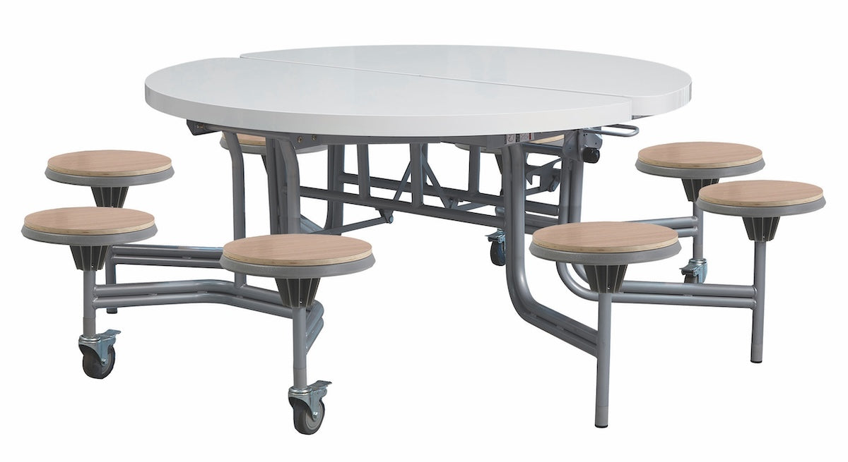8 Seat Primo Round Mobile Folding Tables
