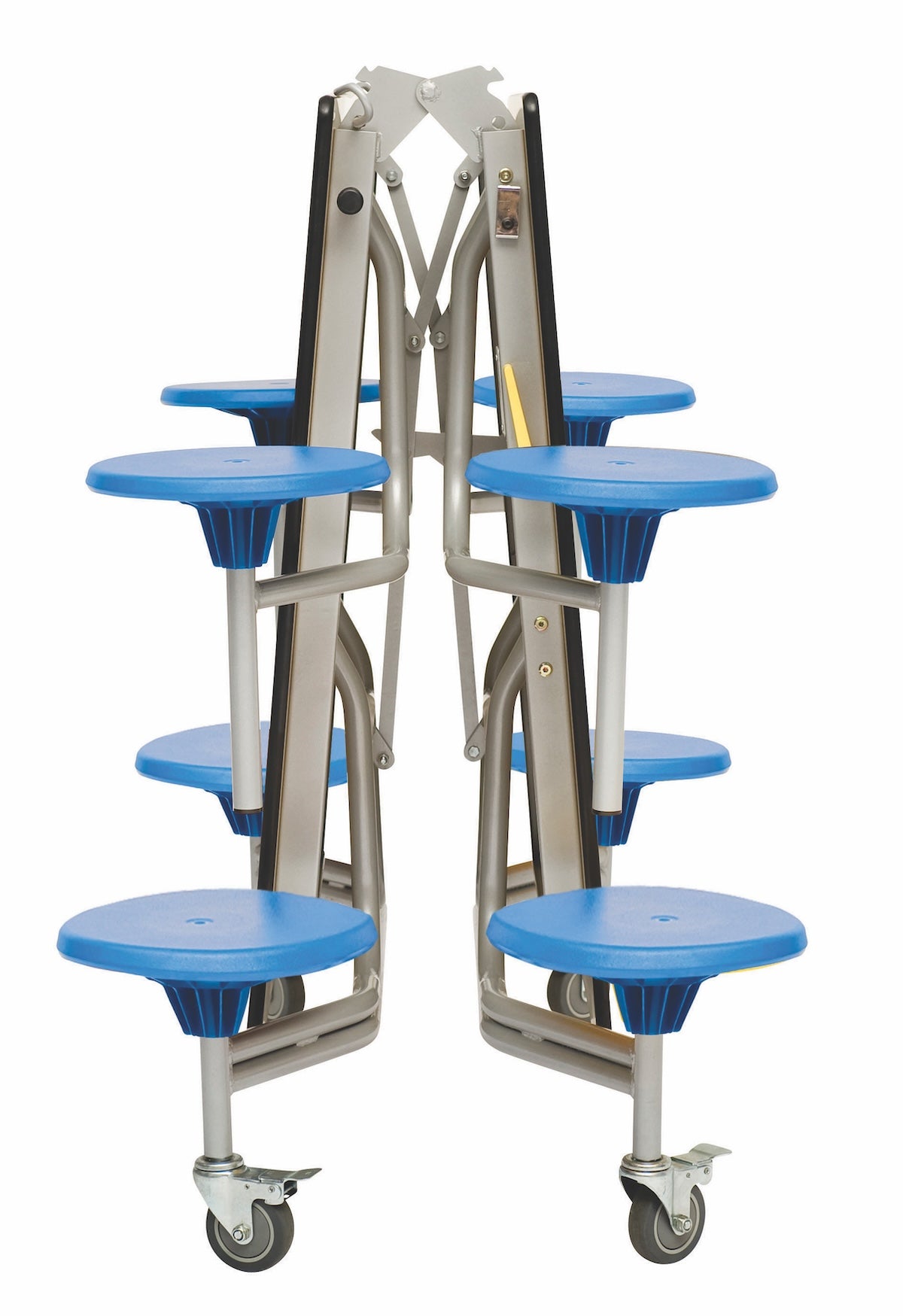 Eight Seat Rectangular Mobile Folding Table