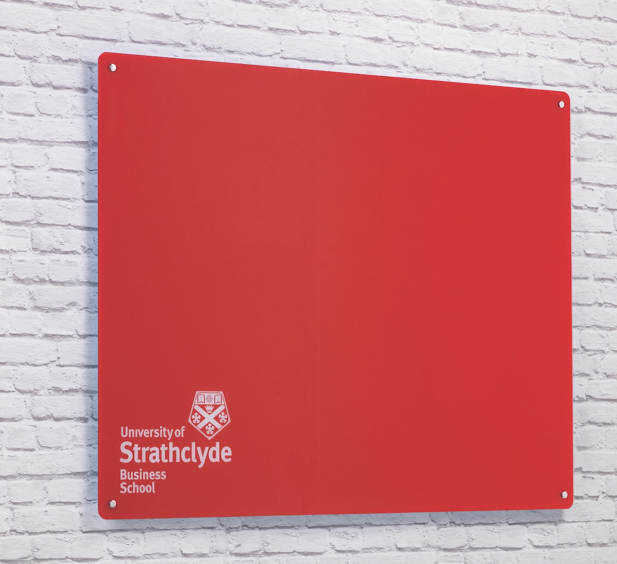 Customised Wall Mounted Magnetic Glass Writing Board