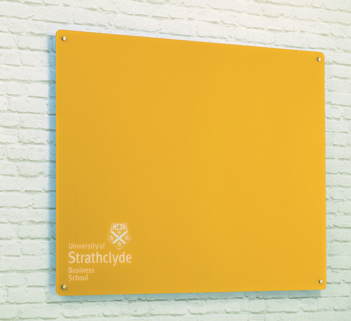 Customised Wall Mounted Magnetic Glass Writing Board