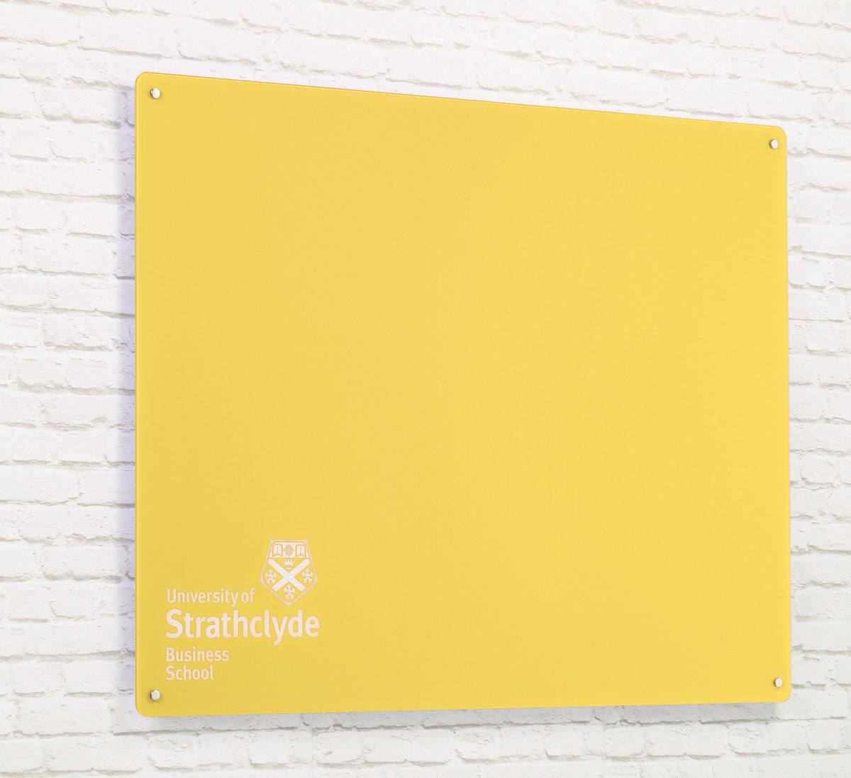 Customised Wall Mounted Magnetic Glass Writing Board