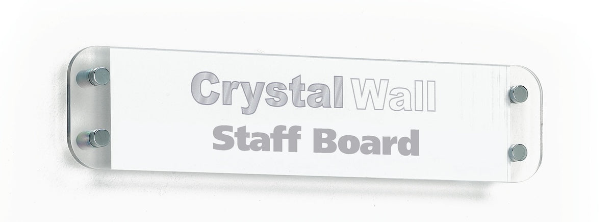 Crystal Lable Crystal Wall Nameplate