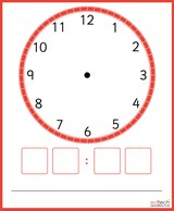 Magnetic Multiboard Clock and Dry Wipe Clock Faces