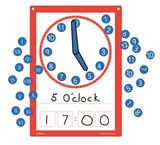 Magnetic Multiboard Clock and Dry Wipe Clock Faces