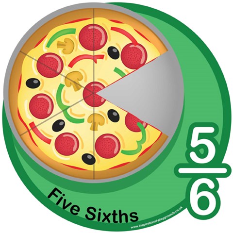 Fractions - Five Sixths