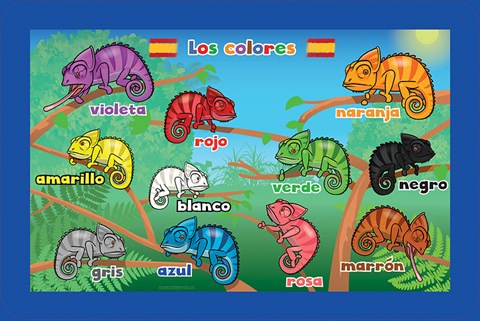 Spanish Language Colours