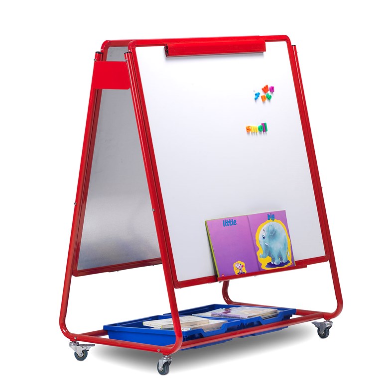Little Rainbows Magnetic Display/Storage Easel Double Sided