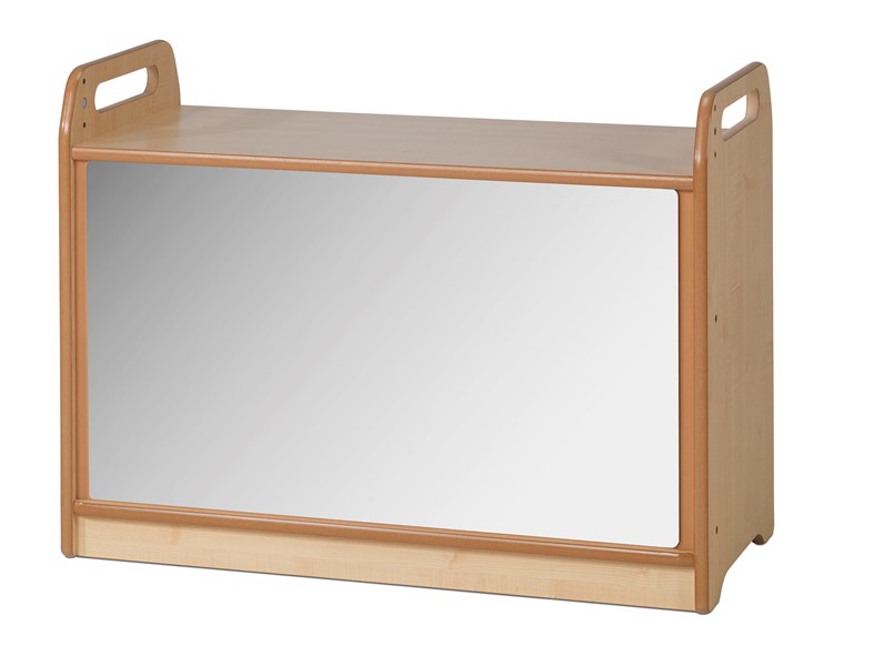 Shelf Unit with Display/Mirror Back